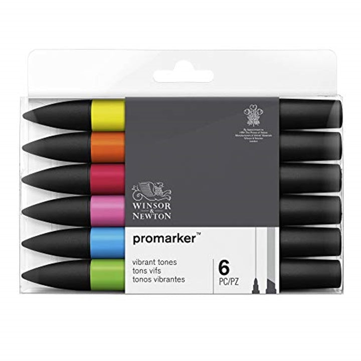 Winsor&Newton Promarker Markerset - lebendige Farbtöne | ARTMIE
