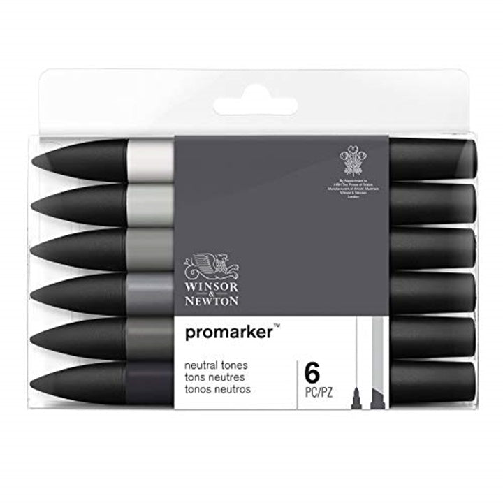 Winsor&Newton Promarker Markerset - neutrale Farbtöne | ARTMIE