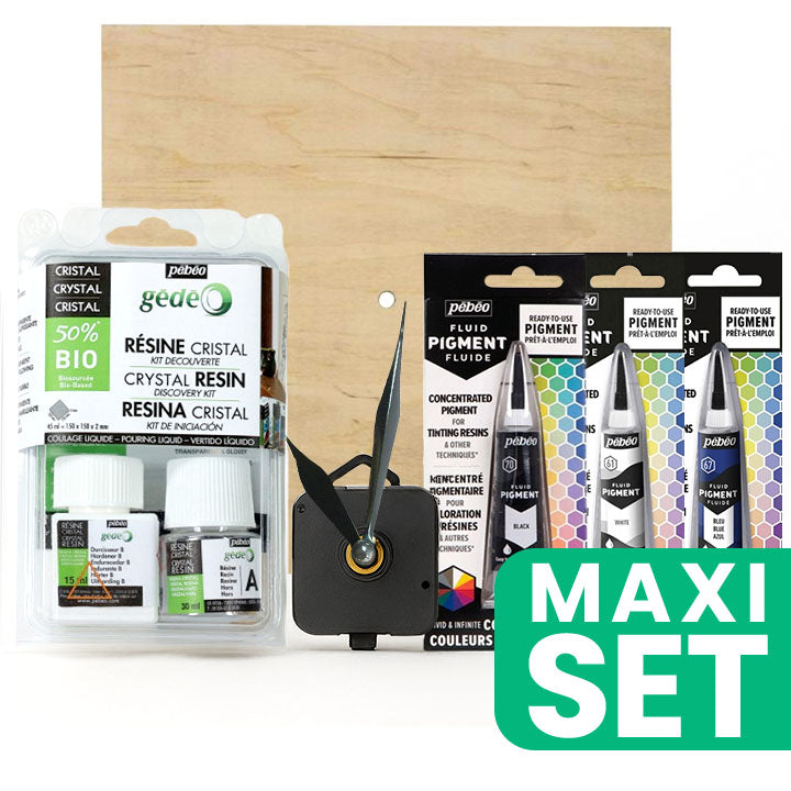 Kit per la realizzazione di orologi in resina epossidica