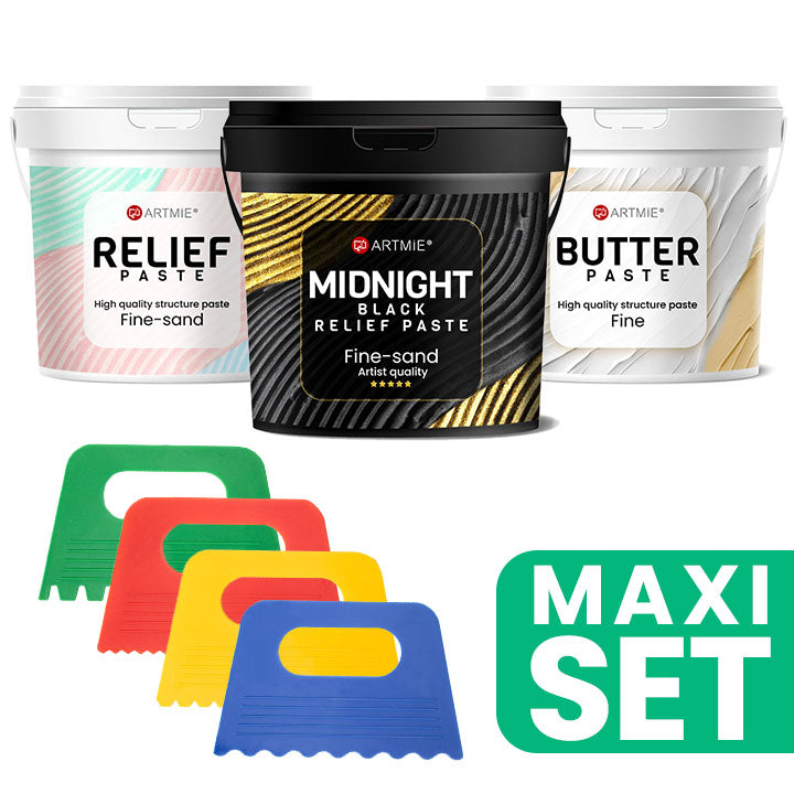 ARTMIE Strukturpasten und Spatel Set | ARTMIE