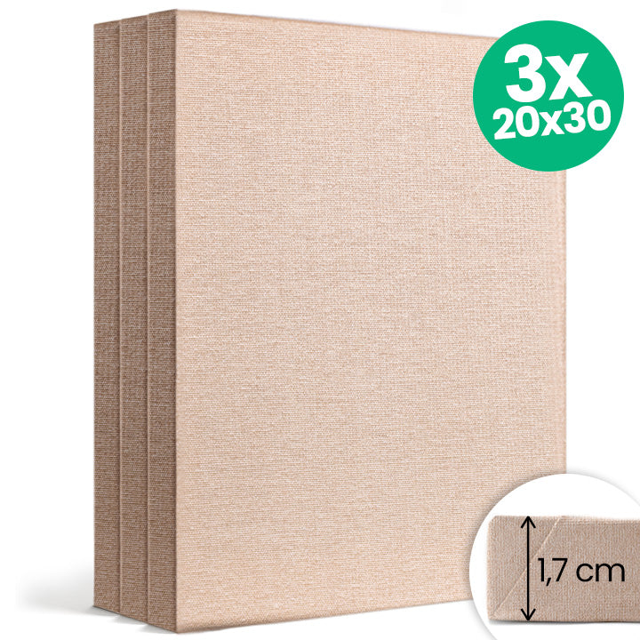 Σετ 3 καμβάδων ζωγραφικής NATURE ECO