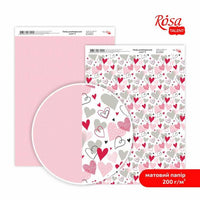 Αγάπη A4 χαρτιά scrapbooking | Διάφορα σχέδια