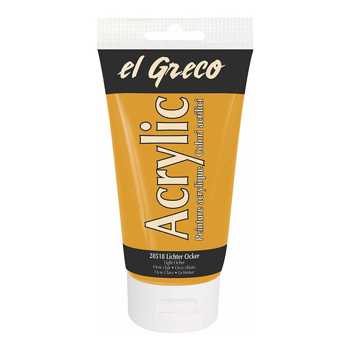 Ακρυλικο χρωμα El Greco 150 ml | διαλεξτε αποχρωση