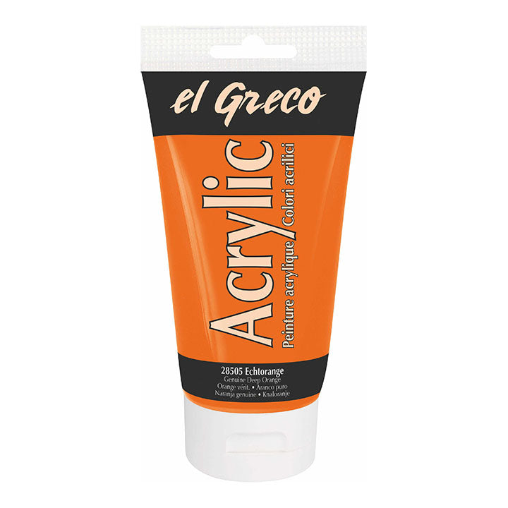 Ακρυλικο χρωμα El Greco 150 ml | διαλεξτε αποχρωση