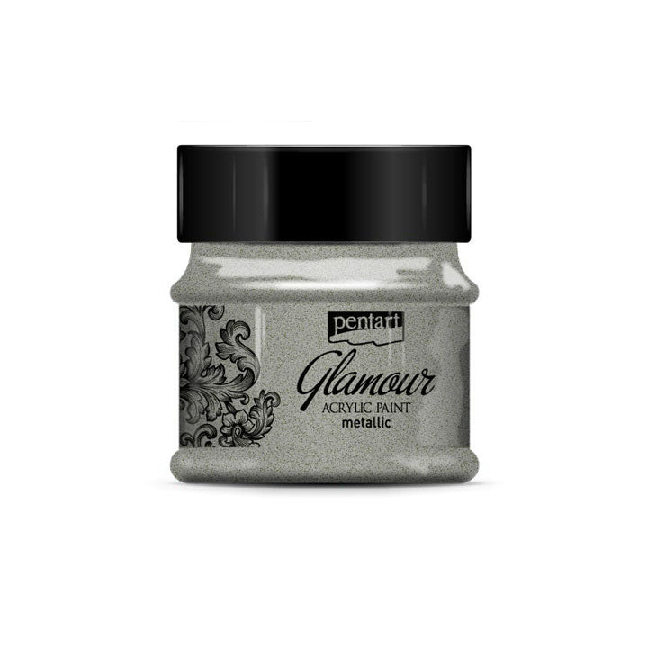 Ακρυλικο χρωμα Glamour μεταλλικο 50ml | διάφορα χρώματα