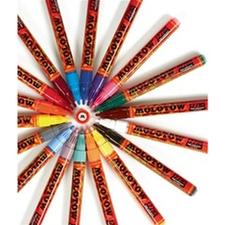 Ακρυλικος μαρκαδορος MOLOTOW - ONE4ALL 2mm | διάφορα χρώματα