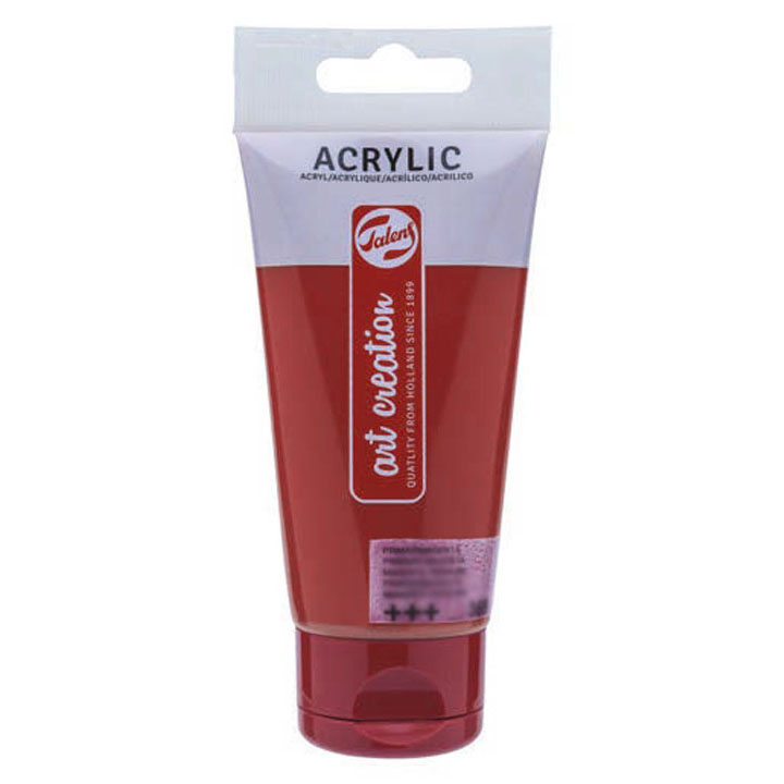 ArtCreation Acrylfarbe 200 ml – 24 Farbtöne | 396 - Naphtholrot Medium