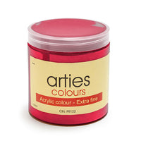 Arties Colours Acrylfarbe 250 ml – 45 Farbtöne | 5018 - Kadmiumrot tief - Farbton