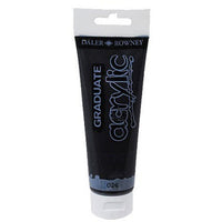 Daler-Rowney GRADUATE Acrylfarbe 120 ml | verschiedene Farbtöne | 026 schwarz