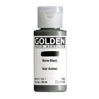GOLDEN Fluid Acrylfarbe 118 ml | verschiedene Farben | 2010 bone schwarz