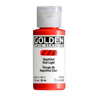 GOLDEN Fluid Acrylfarbe 118 ml | verschiedene Farben | 2210 Naftol hellrot