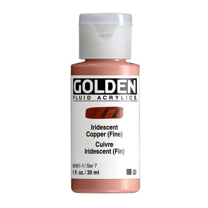 GOLDEN Fluid Iridescent Acrylfarbe 118 ml | verschiedene Farben — Bild 3