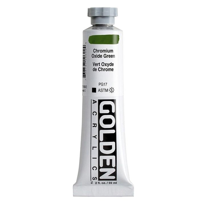 GOLDEN Heavy Body Acrylfarbe 148 ml | verschiedene Farben | 1060 chróm oxid zelená