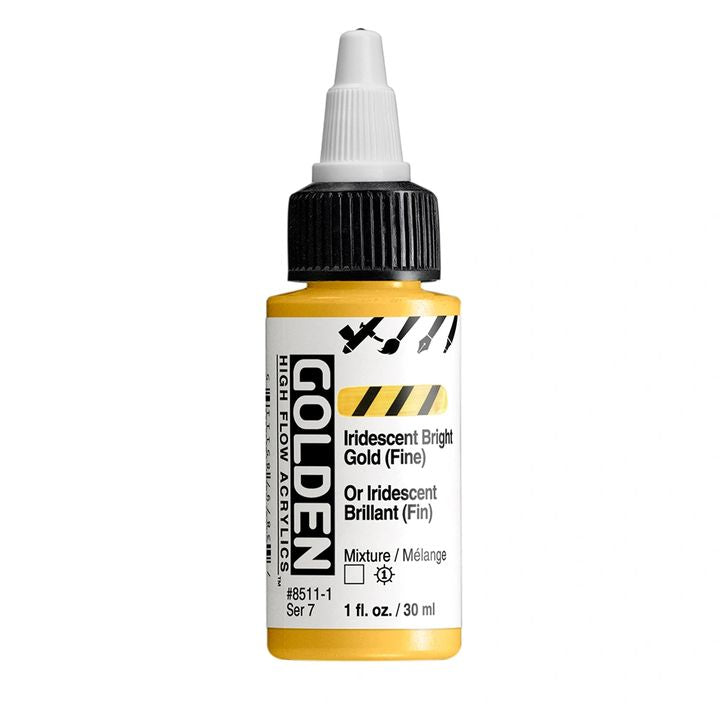 GOLDEN High Flow Iridescent Acrylfarbe 30 ml | verschiedene Farbtöne — Bild 2