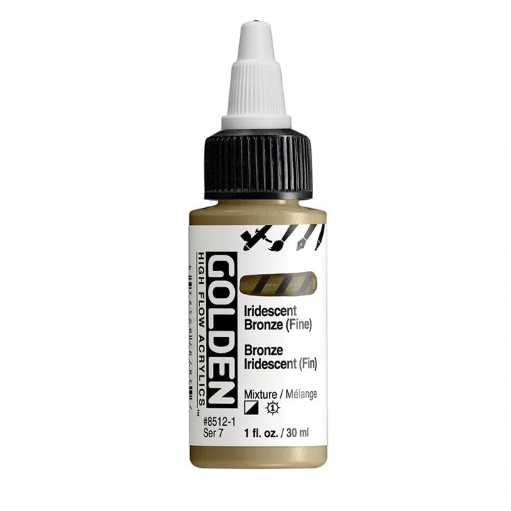 GOLDEN High Flow Iridescent Acrylfarbe 30 ml | verschiedene Farbtöne