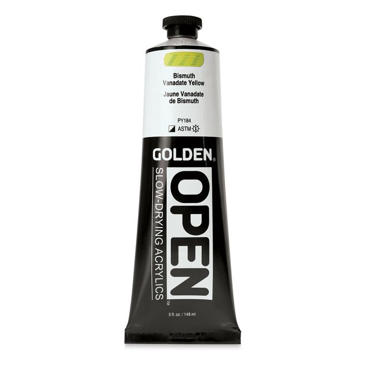 GOLDEN OPEN Slow-Drying Acrylfarbe 148 ml | verschiedene Farbtöne | 7007 Bismut Vanadát Žltá