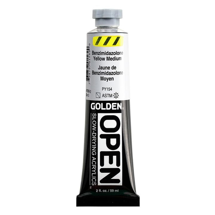 GOLDEN OPEN Slow-Drying Acrylfarbe 59 ml | verschiedene Farbtöne | 7008 Benzimidazolón Žltá Stredná