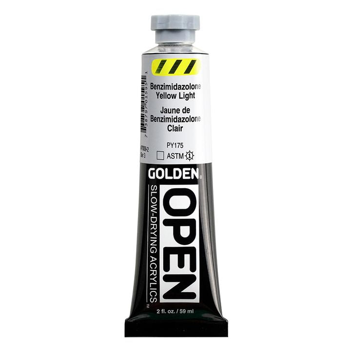 GOLDEN OPEN Slow-Drying Acrylfarbe 59 ml | verschiedene Farbtöne | 7009 Benzimidazolón Žltá Svetlá