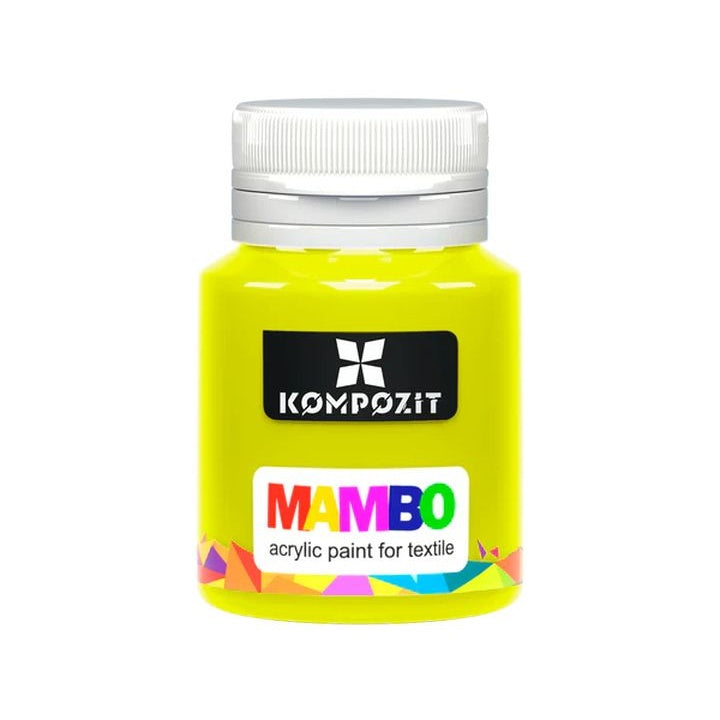 MAMBO Acrylfarbe für Textil und Leder 20 ml | verschiedene Farbtöne — Bild 3
