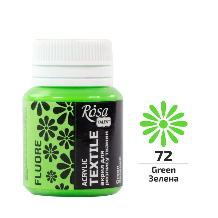 ROSA TALENT Fluoreszierende Textilfarbe 20 ml | verschiedene Farbtöne — Bild 4