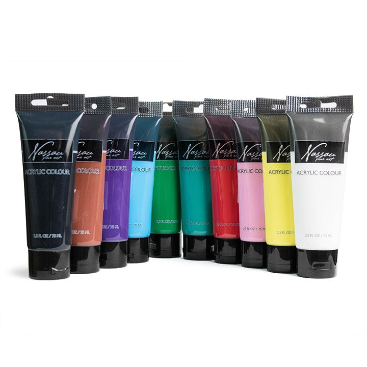 Nassau Fine Art Acrylfarbe in der Tube 75 ml | verschiedene Farbtöne