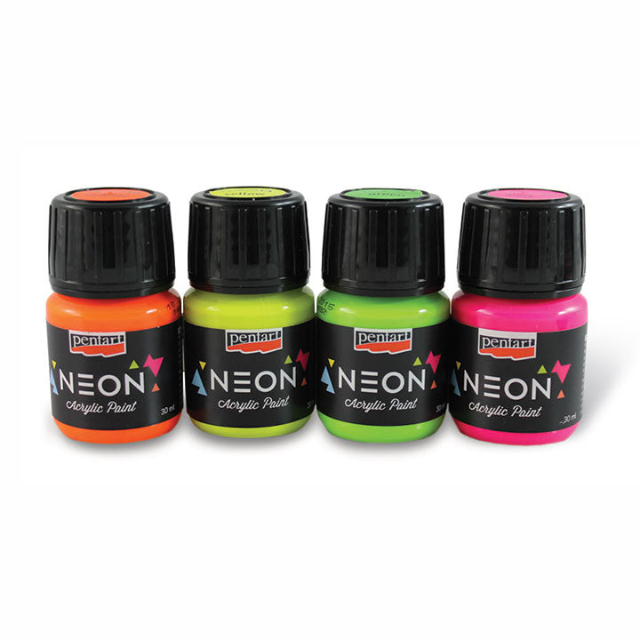 Akrylová farba neónová PENTART 30 ml | rôzne farby — obrázok 2