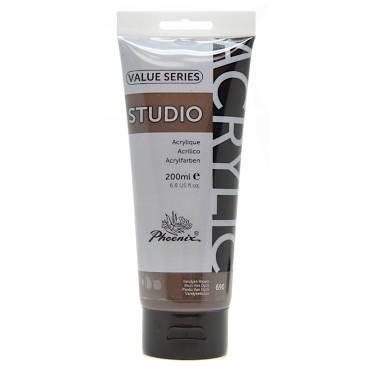 PHOENIX Acrylfarbe 200 ml | verschiedene Farbtöne | ARTMIE