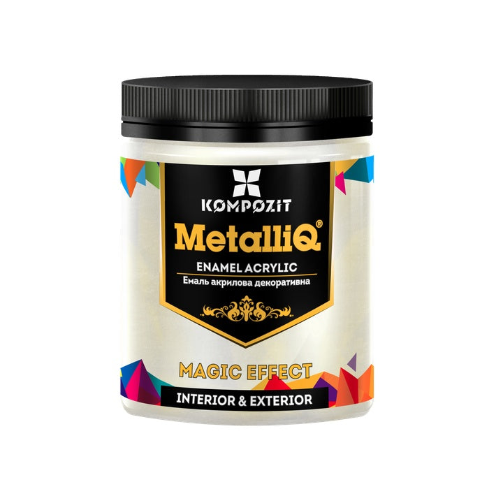 MetalliQ Kompozit Acrylfarbe mit Metallic-Effekt 500 g | verschiedene Farbtöne | perlmuttfarben