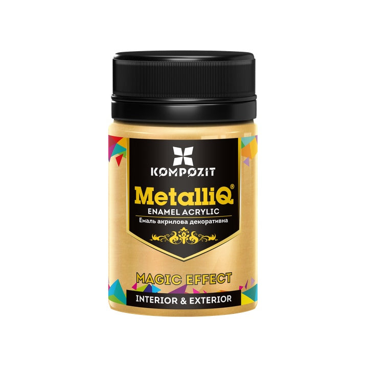 MetalliQ Kompozit Acrylfarbe mit Metalleffekt 70 g | verschiedene Farbtöne — Bild 2