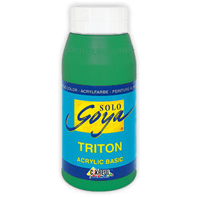 Solo Goya TRITON Acrylfarbe 750 ml | verschiedene Farben | 06 - permanentná zelená