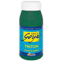 Solo Goya TRITON Acrylfarbe 750 ml | verschiedene Farben | 13 - tmavozelená