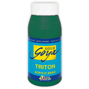 Solo Goya TRITON Acrylfarbe 750 ml | verschiedene Farben | 13 - tmavozelená
