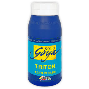 Solo Goya TRITON Acrylfarbe 750 ml | verschiedene Farben | 19 - Ultramarine modrá