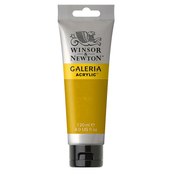 Winsor & Newton Galeria Acrylfarbe 120 ml | verschiedene Farbtöne | Cad Yel Med Hue
