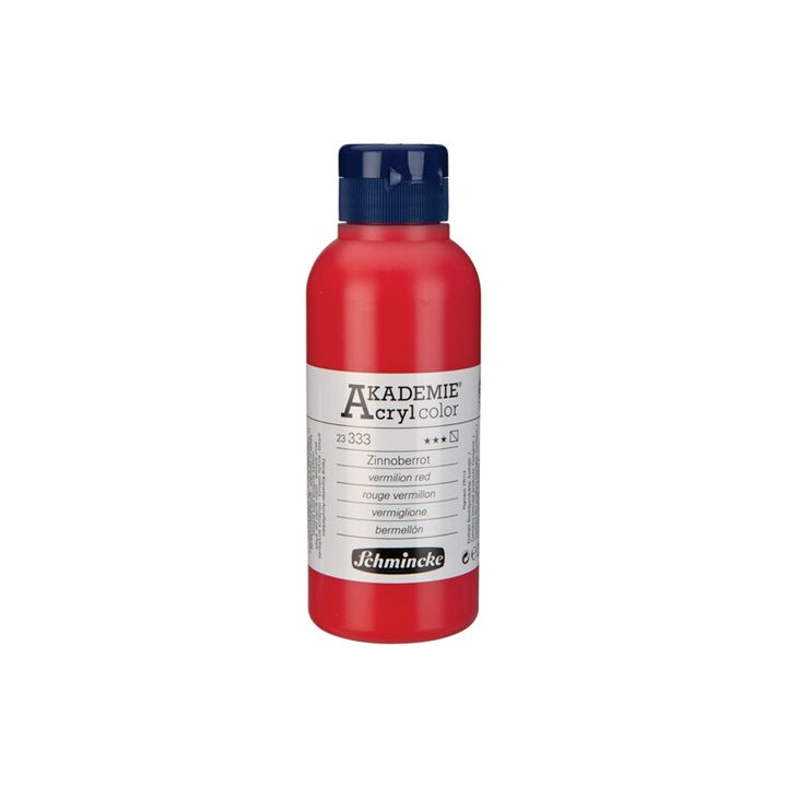 Schmincke AKADEMIE Acrylfarben 250 ml | verschiedene Farben | 333 Zinnoberrot