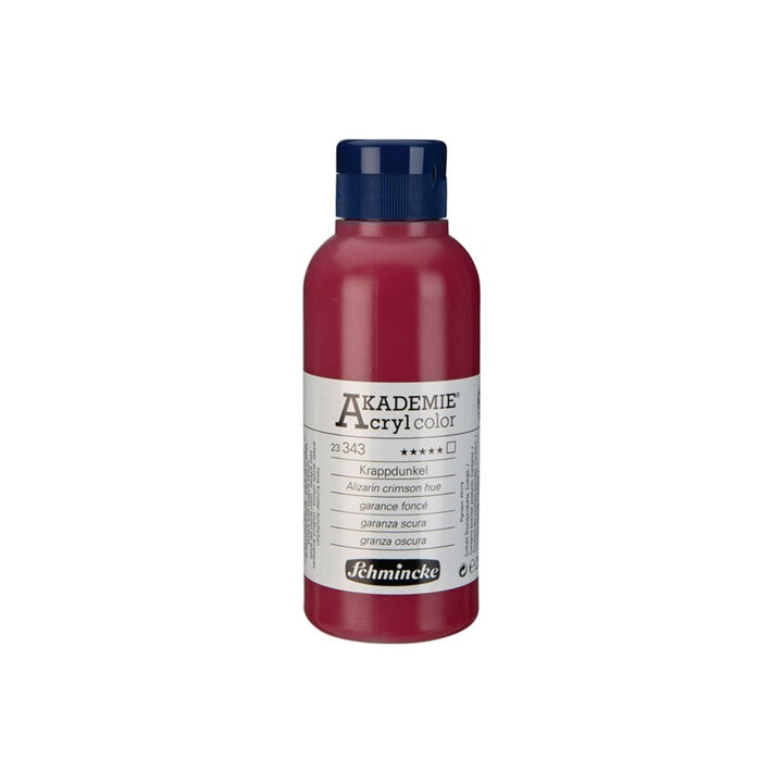 Schmincke AKADEMIE Acrylfarben 250 ml | verschiedene Farben | 343 alizarínová karmínová hue