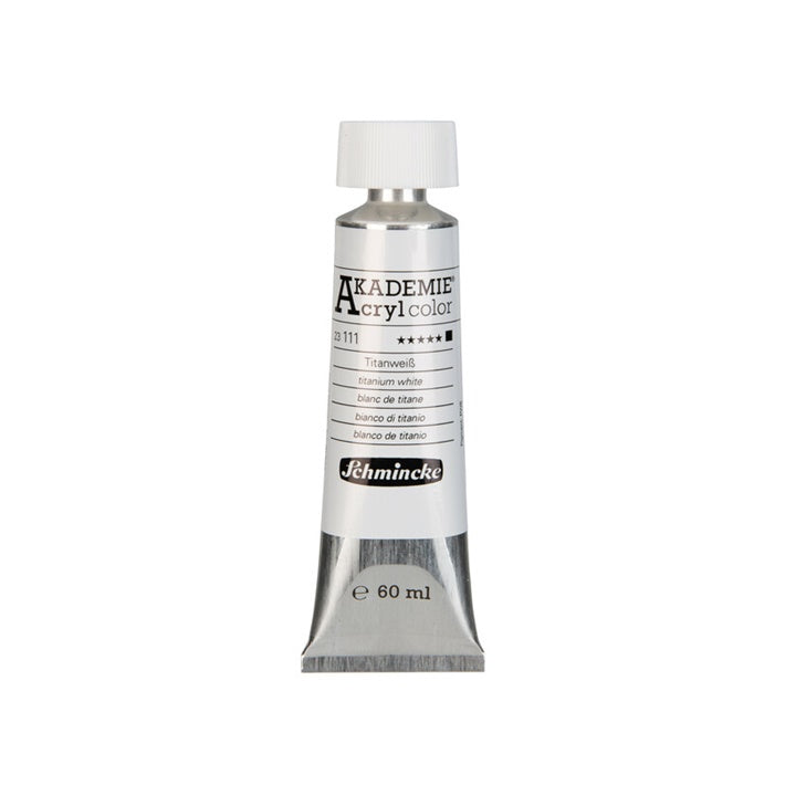 Schmincke AKADEMIE Acrylfarben 60 ml | verschiedene Farben | 111 Titanweiß