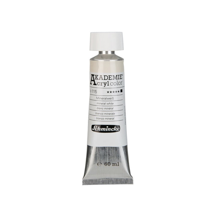 Schmincke AKADEMIE Acrylfarben 60 ml | verschiedene Farben | 115 Mineralweiß