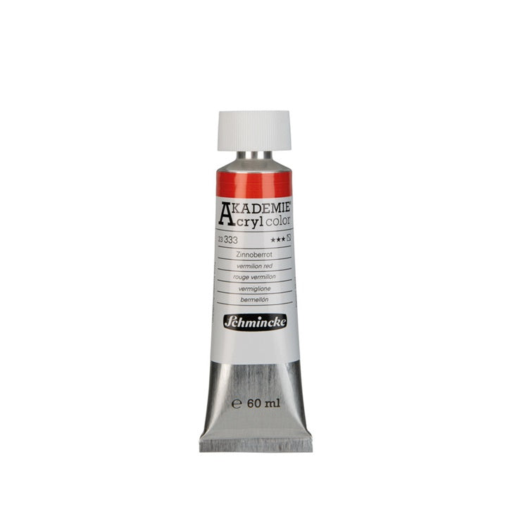 Schmincke AKADEMIE Acrylfarben 60 ml | verschiedene Farben | 333 Zinnoberrot