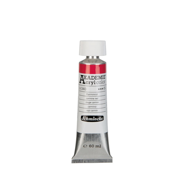 Schmincke AKADEMIE Acrylfarben 60 ml | verschiedene Farben | 340 karminrot
