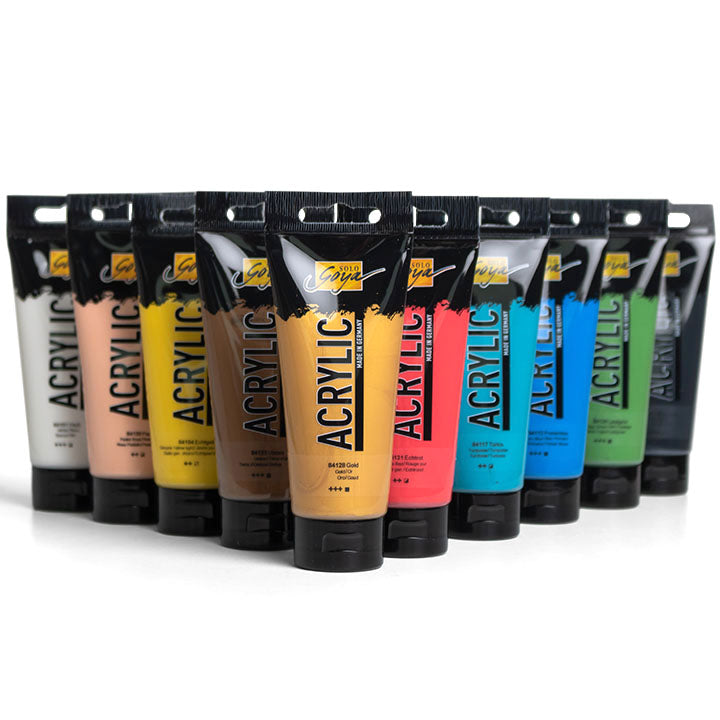 Akrylové farby Solo Goya - ARTMIE Gold Matches | sada 10 x 100 ml — obrázok 3