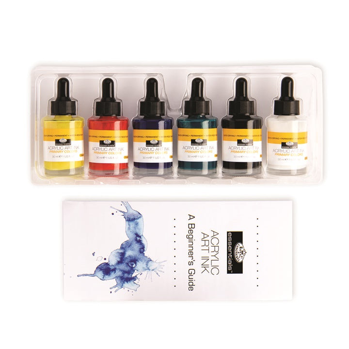 Akrylový atrament Royal & Langnickel základné farby 6 x 30 ml — obrázok 1