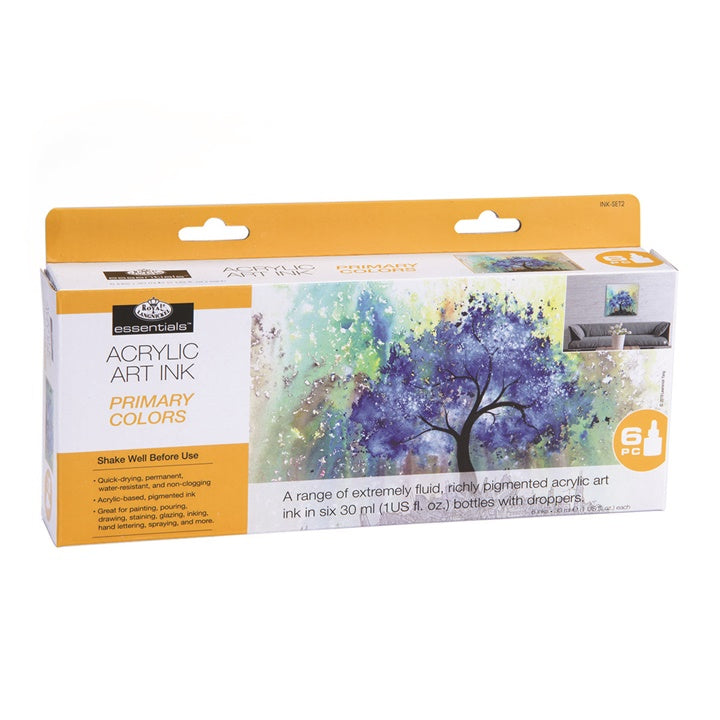 Akrylový atrament Royal & Langnickel základné farby 6 x 30 ml — obrázok 5