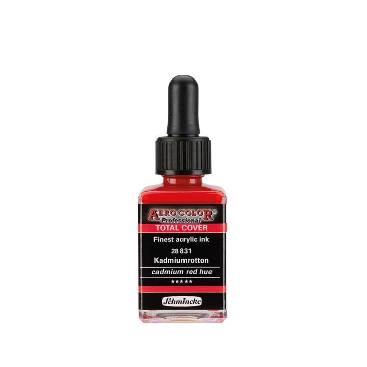 Schmincke AERO COLOR Professional Total Cover Acryl-Tinte 28 ml | verschiedene Farben | 831 Kadmiumrot Farbton