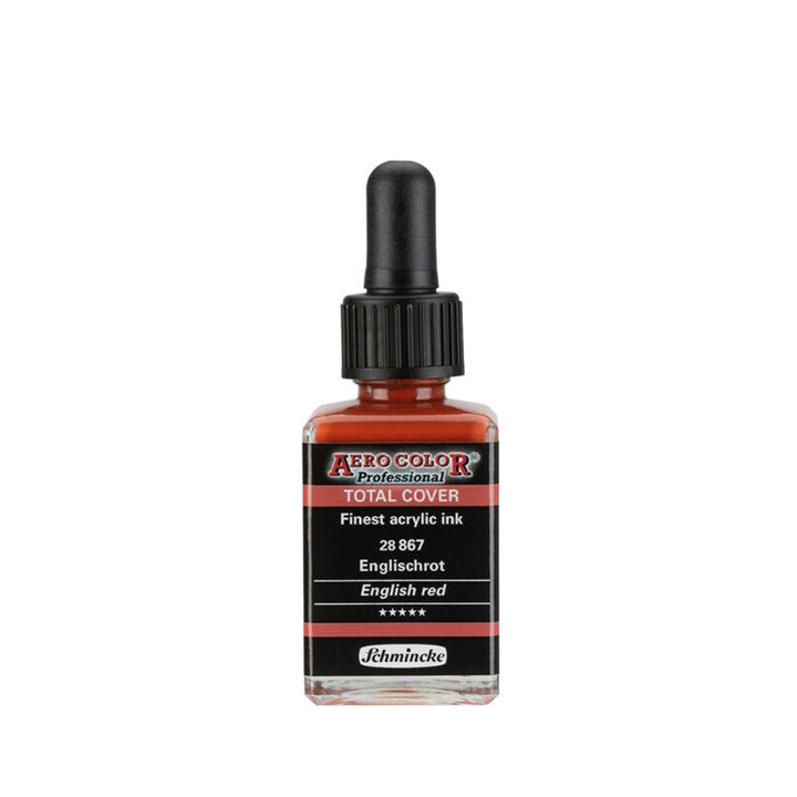 Schmincke AERO COLOR Professional Total Cover Acryl-Tinte 28 ml | verschiedene Farben | 867 Englischrot