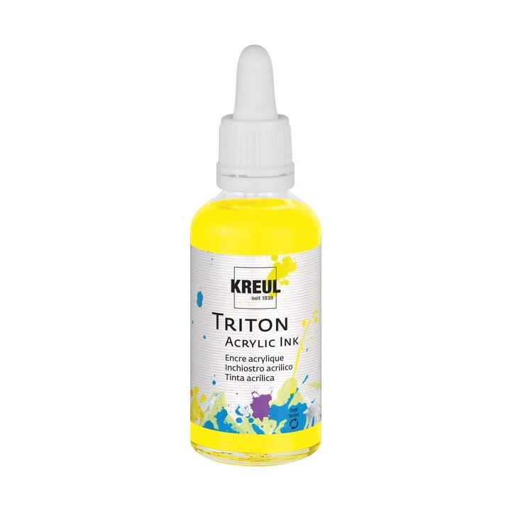 KREUL Triton Acryltinte 40 ml – verschiedene Farben | Citron