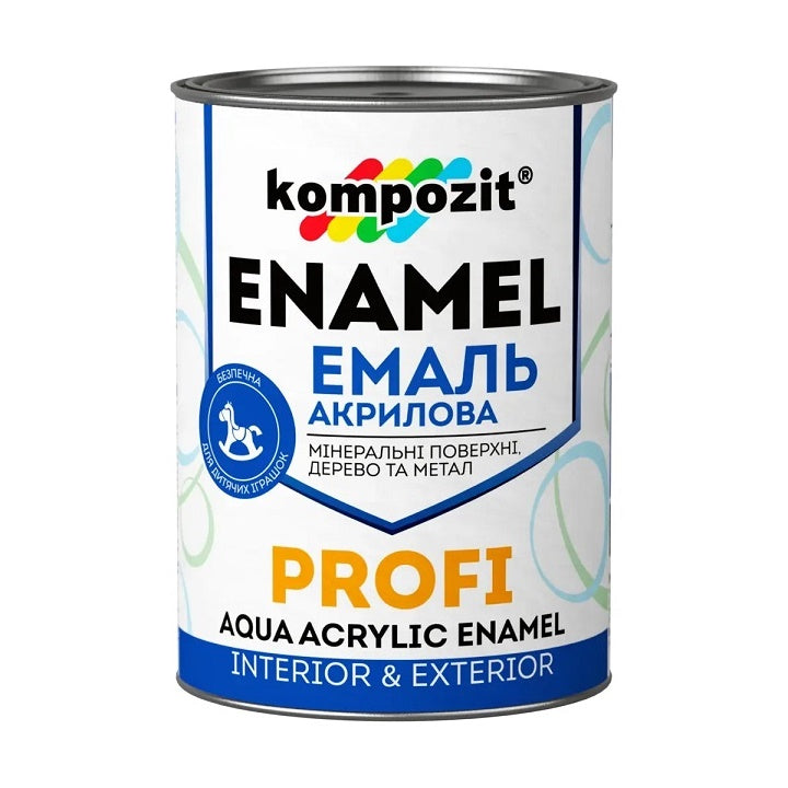 Akrylový smalt  KOMPOZIT PROFI Gloss  10 l | rôzne odtiene — obrázok 2