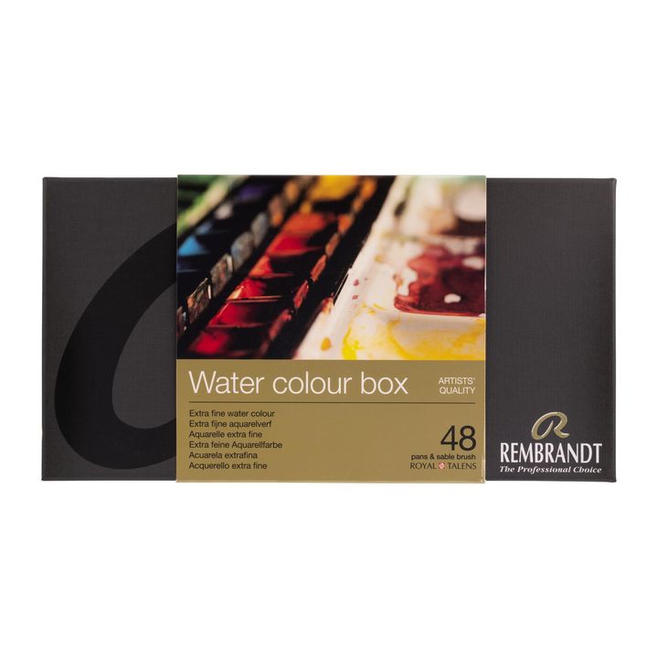 Rembrandt Aquarellfarben in Näpfchen im Metallkasten | verschiedene Sets | 48 kusov