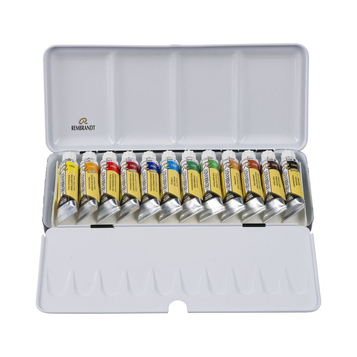 Rembrandt Aquarellfarben in Tuben im Metallkasten | verschiedene Sets | MONO PIGMENTED