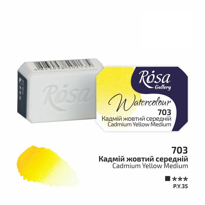 Akvarelové farby Rosa Gallery panvička 2.5 ml  | rôzne farby — obrázok 5